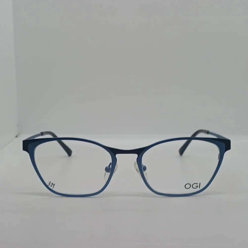 NWT WOMEN'S OGI EYEGLASS FRAMES EVOLUTION BLUE BLACK